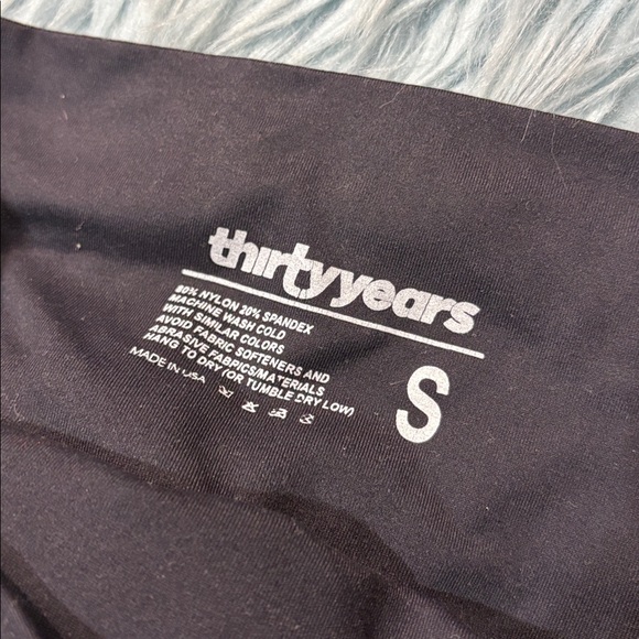 THIRTY YEARS black high rise lounge leggings - Picture 4 of 9